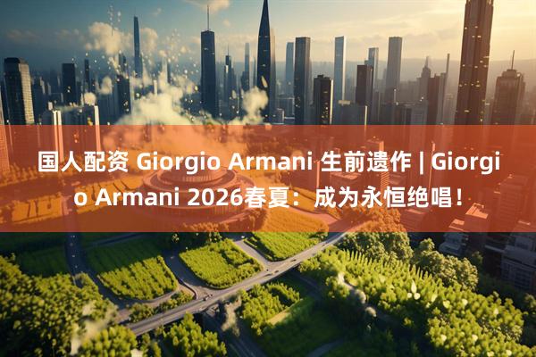 国人配资 Giorgio Armani 生前遗作 | Giorgio Armani 2026春夏：成为永恒绝唱！